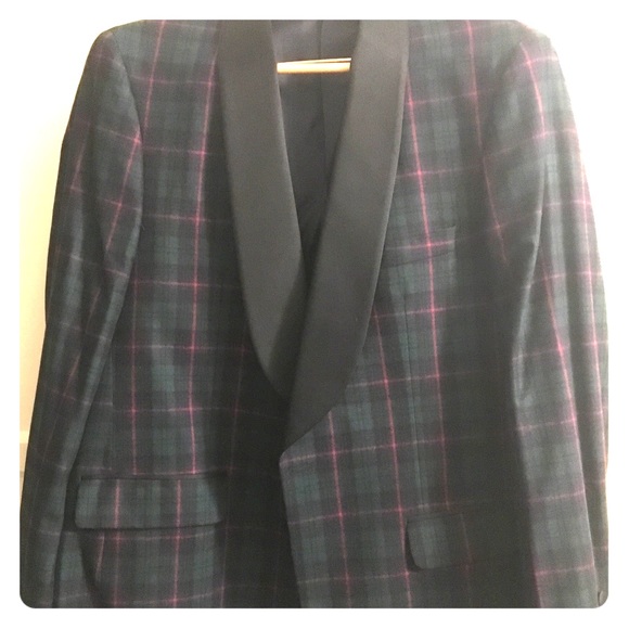 Maus & Hoffman Other - Maus & Hoffman Tartan/Plaid Tuxedo Jacket